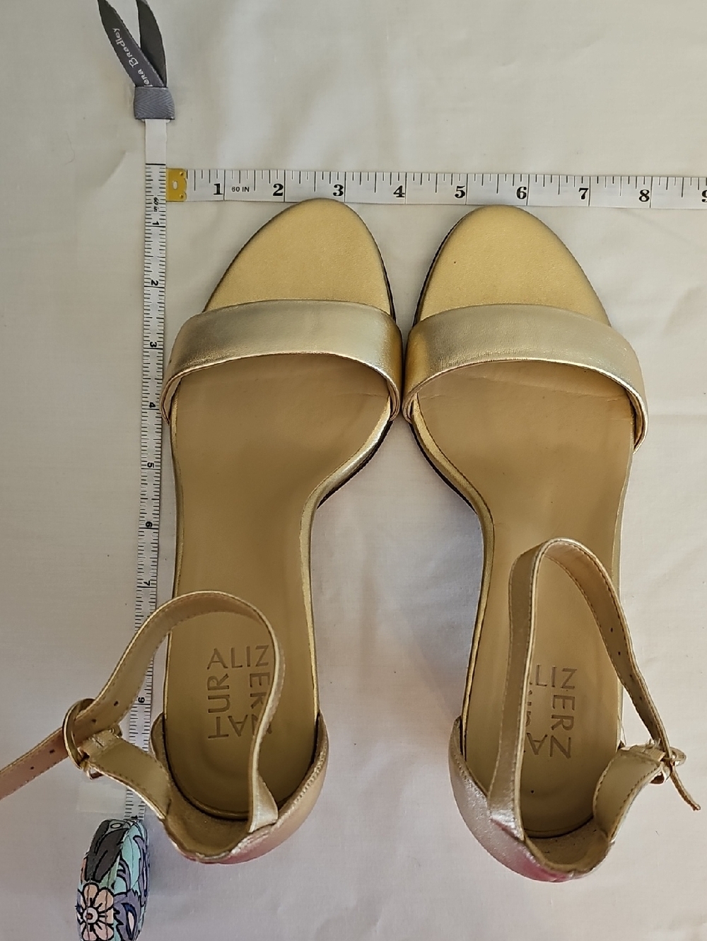 Naturalizer Gold Open-Toe Ankle-Strap Sandals for Women, Minor Defect, 8W TTS